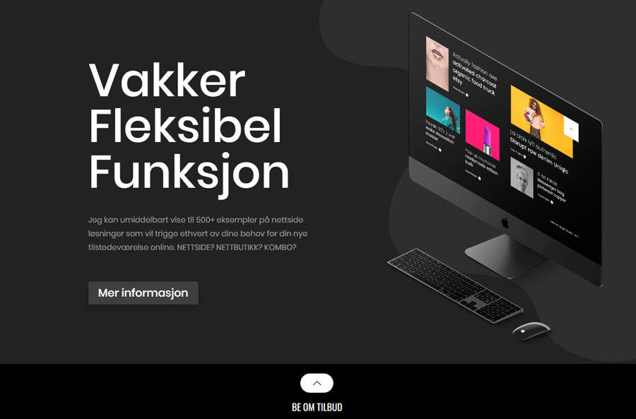 WINTHER.CEO/NETTSIDE VAKKER FLEKSIBEL FUNKSJON